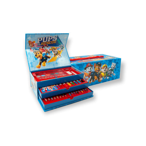 Picture of PAW PATROL COLOURING CASE WITH DRAWER